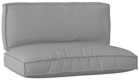 vidaXL Σετ Μαξιλαριών Πάγου 2 pcs Γκρι 120 x 80 x 12 cm Ύφασμα Oxford