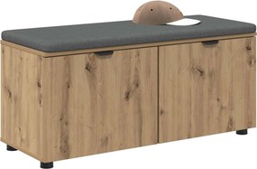vidaXL Παγκάκι Χαλωρίου Τεχνίτικη Δρυς 100 x 38 x 46 εκ