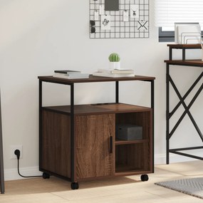 vidaXL Γραφείο Ντουλάπι Καφέ δρυς 60 x 46 x 67 εκ. Επεξεργασμένο ξύλο