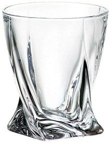 Ποτήρι Ουίσκι Quadro CTB00302126 340ml Κρυστάλλινο Clear Βοημίας Crystal