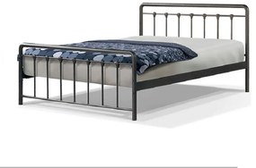 Κρεβάτι ΑΠΟΛΛΩΝ  για στρώμα 110χ190 ημίδιπλο με επιλογή χρώματος ( Μαύρο)
