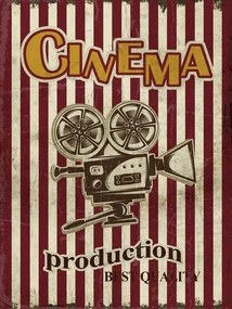 ΚΑΔΡO ΜΕΤΑΛΛΙΚΟ Fylliana &quot;CINEMA PRODUCTION&quot; 30*40 XCΜ163210Τ 2αδα