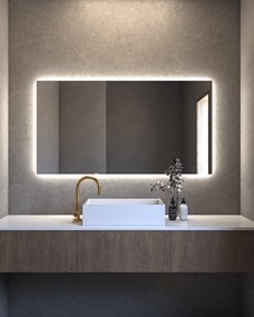 Καθρέπτης Square Project Mirrors με κρυφό φωτισμό led Διάσταση: 60x90, Διακόπτης Αφής: Ναι, Τοποθέτηση: Οριζόντια