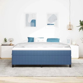 vidaXL Σκελετός Κρεβατιού Μπλε 180 x 200 cm Βελούδο