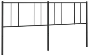 vidaXL Κεφαλάρι Μαύρο 180 εκ. Μεταλλικό