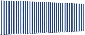 vidaXL Σκηνίτσα Αναδιπλούμενη Ριγέ Μπλε 350 x 200 cm ύφασμα