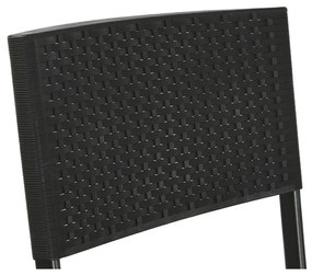 Έπιπλα κήπου Home ESPRIT Μαύρο 58 x 58 x 71,5 cm