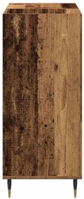 vidaXL Ντουλάπι δίσκων βινυλίου με ράφι artisan δρυς 85 x 38 x 89 εκ.