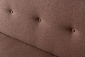 Τριθέσιος Καναπές Κρεβάτι Καφέ NILUNE 64x180x78