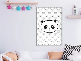 Αφίσα - Panda and Friends - 40x60 - Μαύρο - Χωρίς πασπαρτού