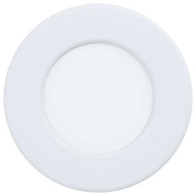 Φωτιστικό Οροφής - Σποτ 99202 Fueva Led Ø86 3000K White Eglo Metal, Plastic