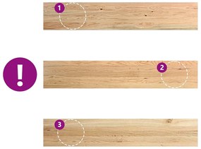 vidaXL Περβάζια παραθύρων 2 τεμ. 140x30x2 εκ. Ακατέργαστο Μασίφ Δρυός