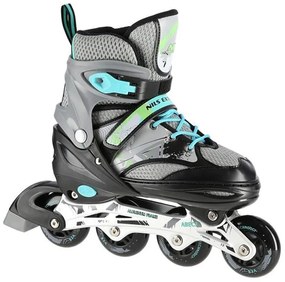 Αυξομειούμενα Πατίνια Roller NA 10602A INLINE SKATES NILS EXTREME ΜΑΥΡΟ-SMALL (31-34)