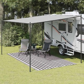 vidaXL Χαλί Σκηνής Ανθρακί / Λευκό 250 x 350 εκ.