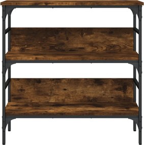 vidaXL Τραπέζι Κονσόλα Καπνιστή Δρυς 75x32x75 εκ. Επεξεργ. Ξύλο