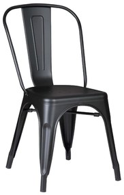 Καρέκλα Relix Black Mat  Ε5191,1M 45Χ51Χ85 cm