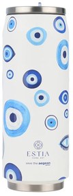 Ποτήρι - Θερμός Spirit Of Luck Save The Aegean 01-31251 500ml White-Blue Estia