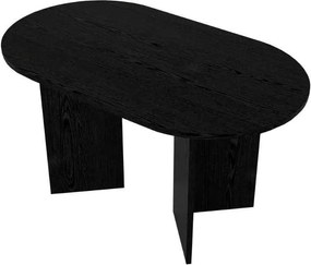 Τραπέζι Cortado Megapap χρώμα sencron black 138x80x75εκ.