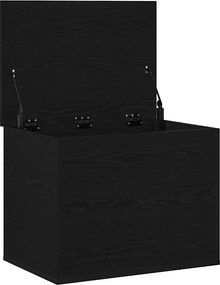 vidaXL Κουτί αποθήκευσης Μαύρη δρυς 60 x 42 x 46 cm Επεξεργασμένο ξύλο