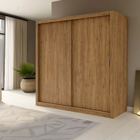 Ντουλάπα Reflex Χρυσό Δρυς 180x60x215cm