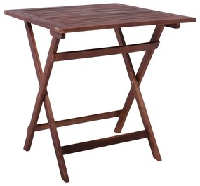 EASY Τραπέζι Πτυσσόμενο Ξύλο Acacia  70x70 H.70cm Ε20085,9