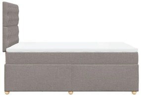 ΚΡΕΒΑΤΙ BOXSPRING ΜΕ ΣΤΡΩΜΑ TAUPE 120X200 ΕΚ. ΥΦΑΣΜΑΤΙΝΟ 3291258