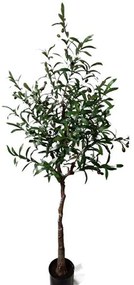 Τεχνητό Δέντρο Ελιά NP4817_160_22 Ύψος 160cm Green New Plan Plastic, Fabric