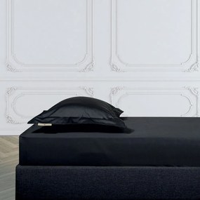 Σεντόνι 2259 Με Λάστιχο Black Greenwich Polo Club Υπέρδιπλo 160x235cm 100% Cotton Satin