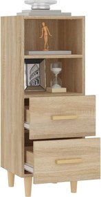 vidaXL Ντουλάπι Sonoma Δρυς 34,5x34x90 εκ. από Επεξεργασμένο Ξύλο