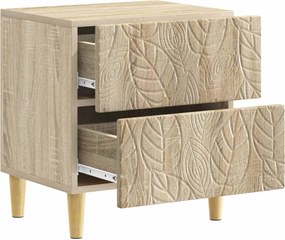 vidaXL Κομοδίνο 2 τμχ. Sonoma Δρυς 43 x 34,5 x 48 εκ