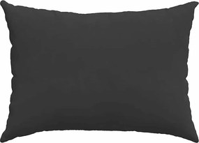 vidaXL Μαξιλάρι Καναπέ 2 pcs Μαύρο 70 x 50 cm ύφασμα