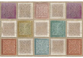 Χαλάκι Κουζίνας Wookece196 945HFT1561 Beige-Multi Conceptum Hypnose 60X100 Πολυέστερ