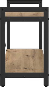 vidaXL Ράφι Βιβλίων 80 x 30 x 50 εκ Επεξεργασμένο ξύλο Artisan Oak