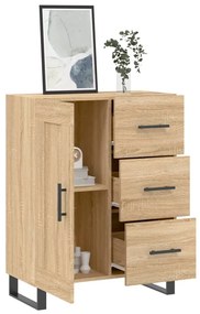vidaXL Ντουλάπι Sonoma Δρυς 69,5 x 34 x 90 εκ. από Επεξεργασμένο Ξύλο