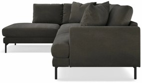 Γωνιακός Καναπές Seattle T103, Καφέ, 294x200x91cm, 133 kg, Πόδια: Μέταλλο | Epipla1.gr