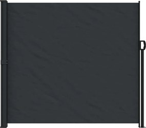 vidaXL Σκίαστρο Πλαϊνό Συρόμενο Μαύρο 180 x 300 εκ.