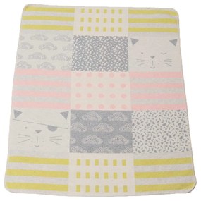Κουβέρτα Βρεφική Juwel 6773/31 Beige-Pink Vesta Cuddle 70x90cm Cotton-Polyester