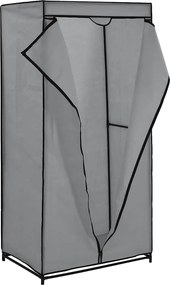 vidaXL Ντουλάπες 2 τεμ. Γκρι 75 x 50 x 160 εκ.