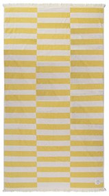 Πετσέτα Θαλάσσης Groovy Lime Yellow Nef-Nef Θαλάσσης 90x170cm 100% Cotton