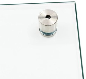 VidaXL Πλάτη Κουζίνας Διαφανής 70 x 50 εκ. από Ψημένο Γυαλί