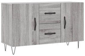 vidaXL Μπουφές Γκρι Sonoma 100 x 36 x 60 εκ. από Επεξεργασμένο Ξύλο