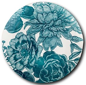 Πιάτο Ρηχό Aurora 10-099-331 Φ27x2,5cm White-Blue Nava Porcelain
