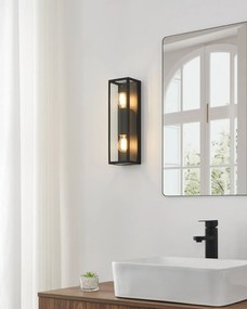 Φωτιστικό Επίτοιχο Eglo 99124 AMEZOLA Μαύρο Ματ (Black Mat)