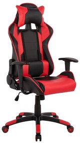 Office Gaming chair  Black-Red color 64,5x70x(123-130) cm