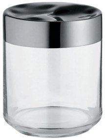 Βάζο Αποθήκευσης Julieta LC08 750ml 12,3cm Clear-Inox Alessi Steel,Glass