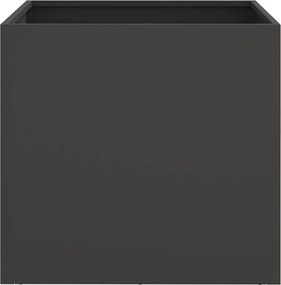 vidaXL Ζαρντινιέρα Μαύρη 42x40x39 εκ. από Χάλυβα