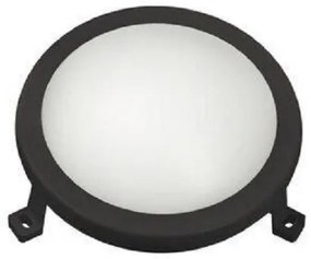 Απλίκα Φωτιστικό Τοίχου LED Φ17.2 6W 4000K IP54 Lumen-21-10611-Μαύρο 21-10611