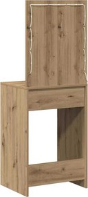 vidaXL Τραπέζι περιποίησης Artisan Oak 50 x 41 x 135 εκ