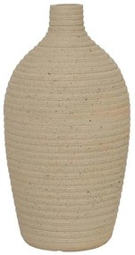Βάζο 374-225-595 33x33x60cm Beige Polyresin
