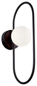 Απλίκα Τοίχου Viokef Fancy Black 4208900
